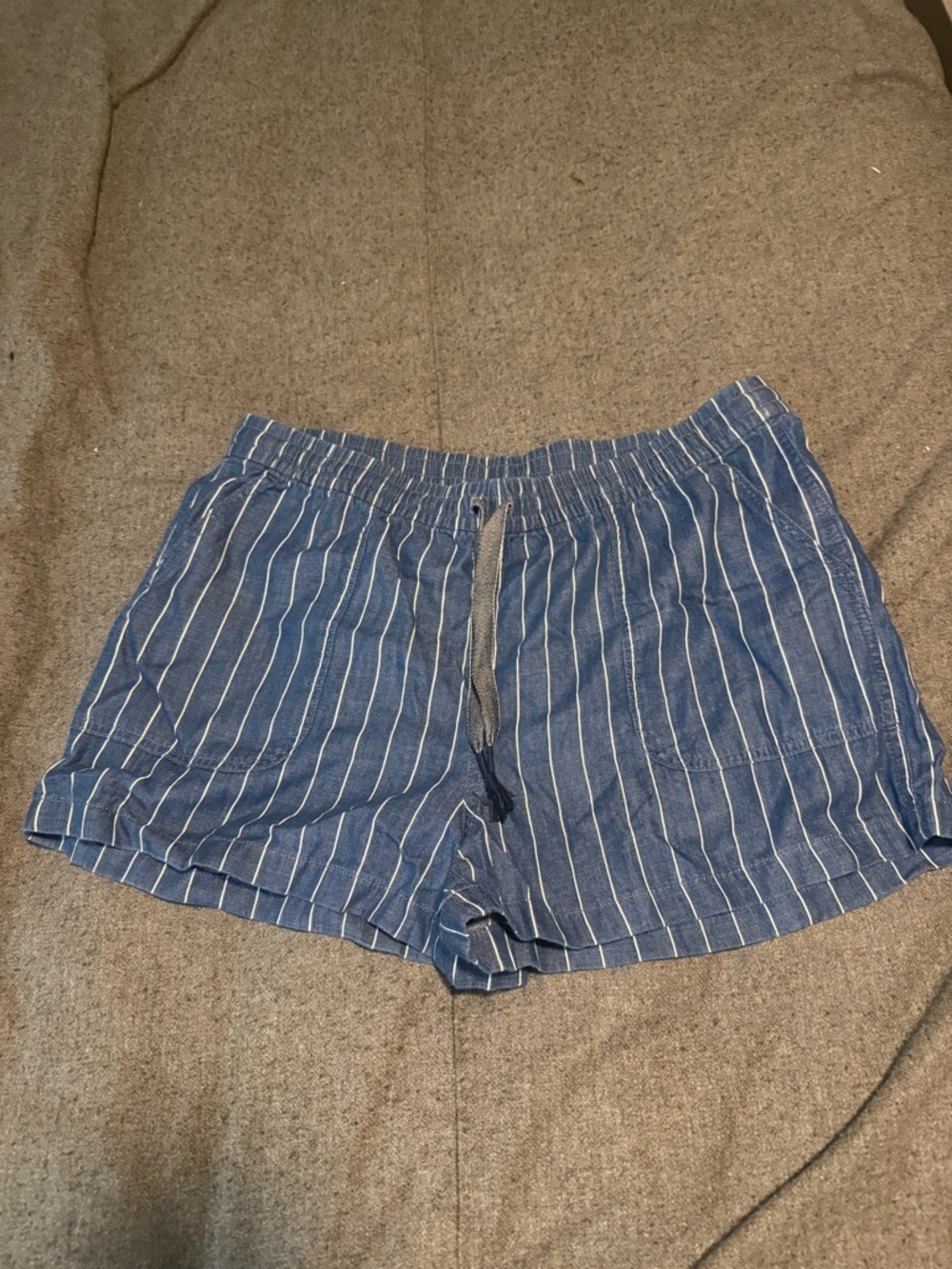 J. Crew stripe drawstring shorts, L - Picture 2 of 6